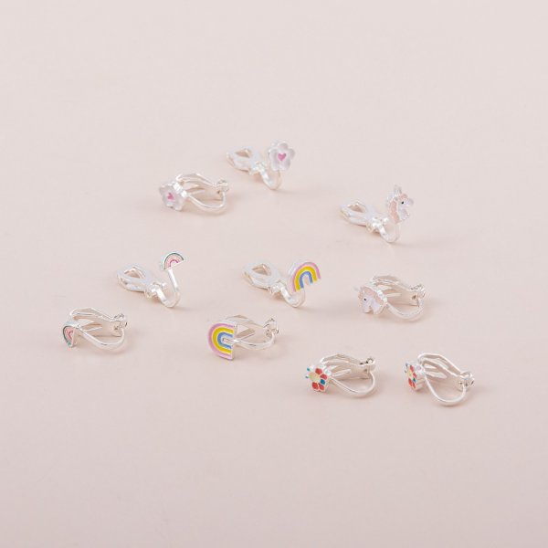 Kids Clip Earrings 5pack 