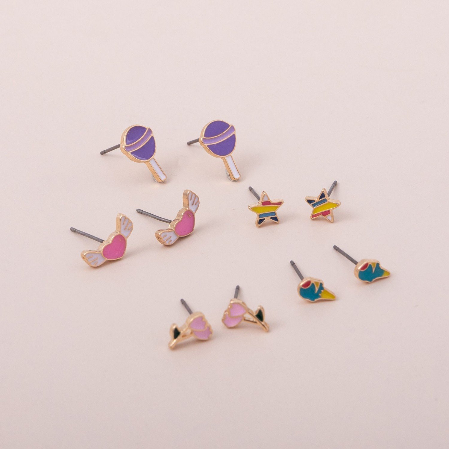  Kids Stud Earrings 5Pack (1)