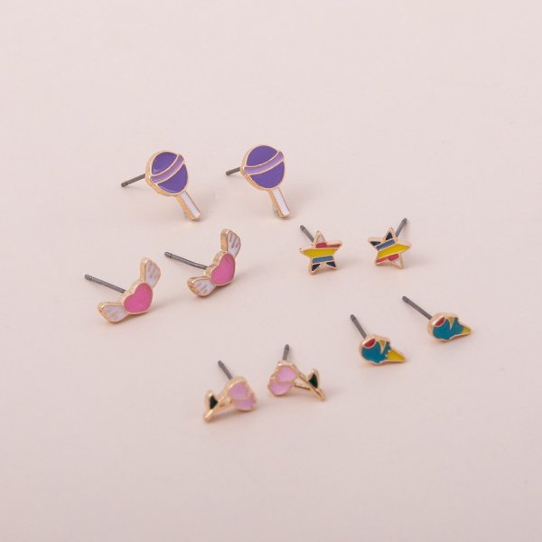 Kids Stud Earrings 5Pack