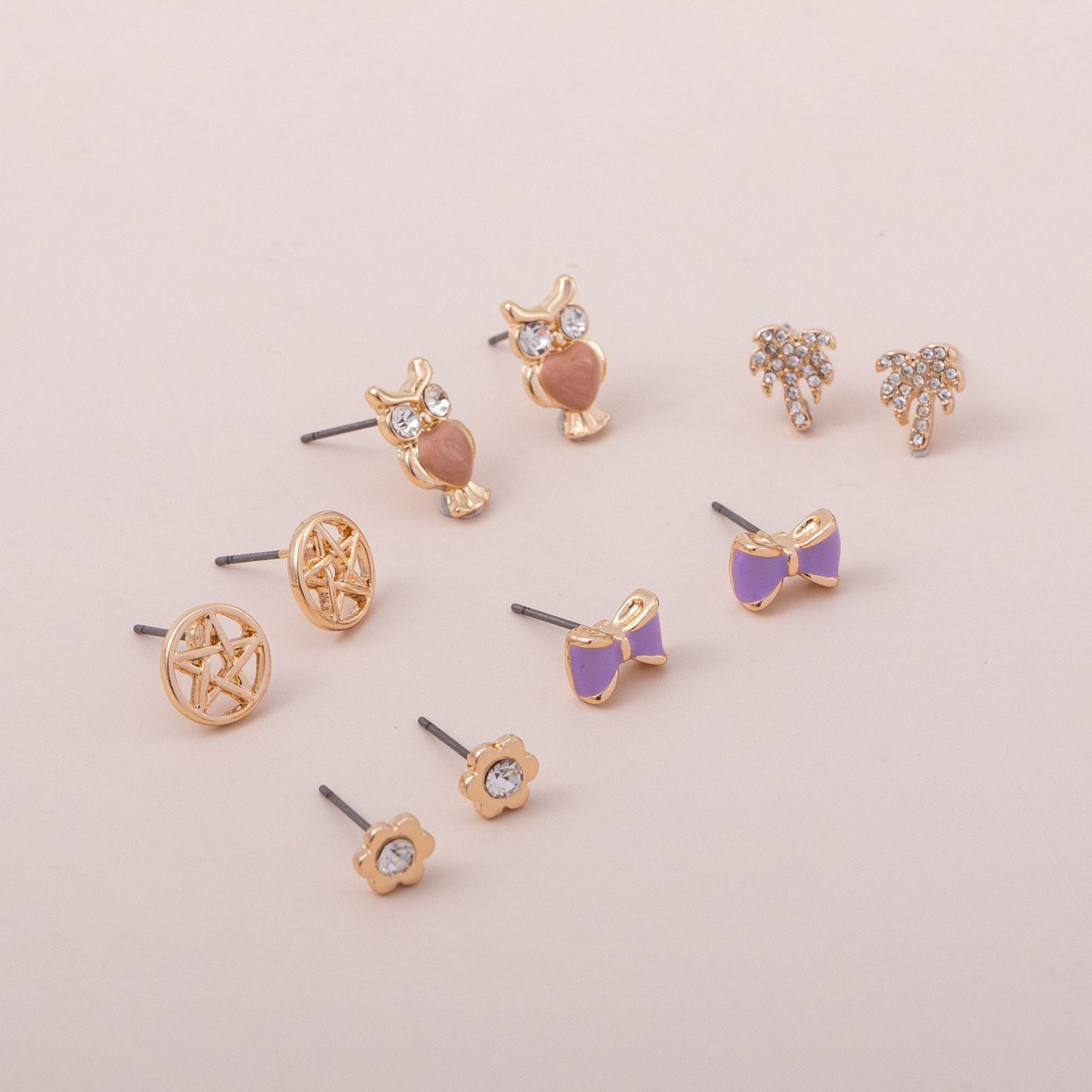  Kids Stud Earrings 5Pack (17)