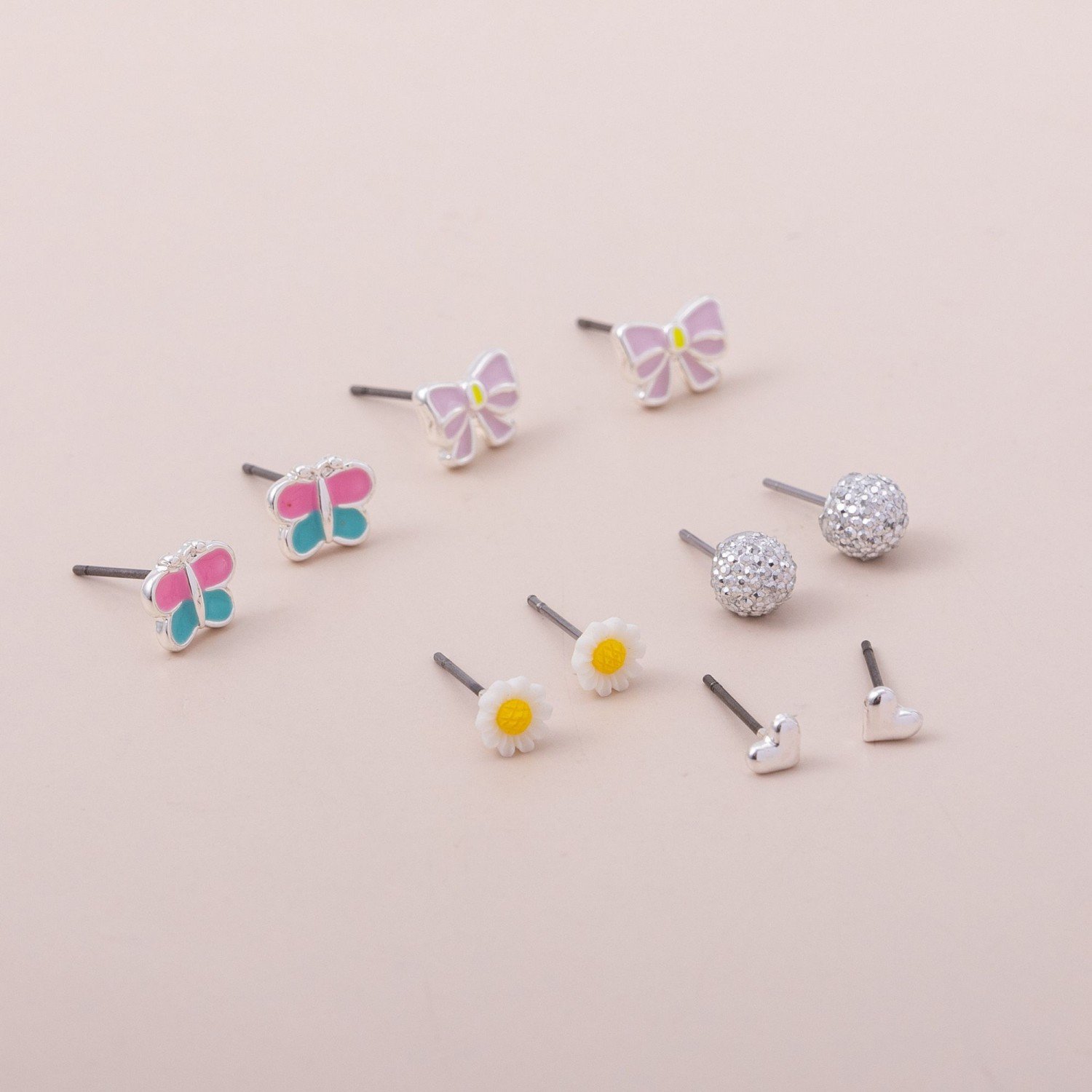  Kids Stud Earrings 5Pack (16)