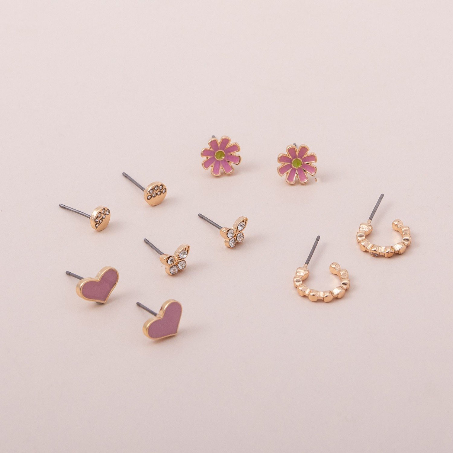  Kids Stud Earrings 5Pack (15)