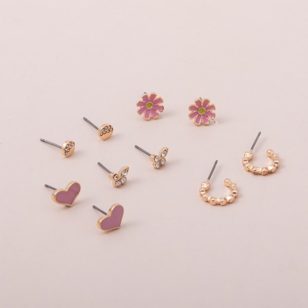 Kids Stud Earrings 5Pack