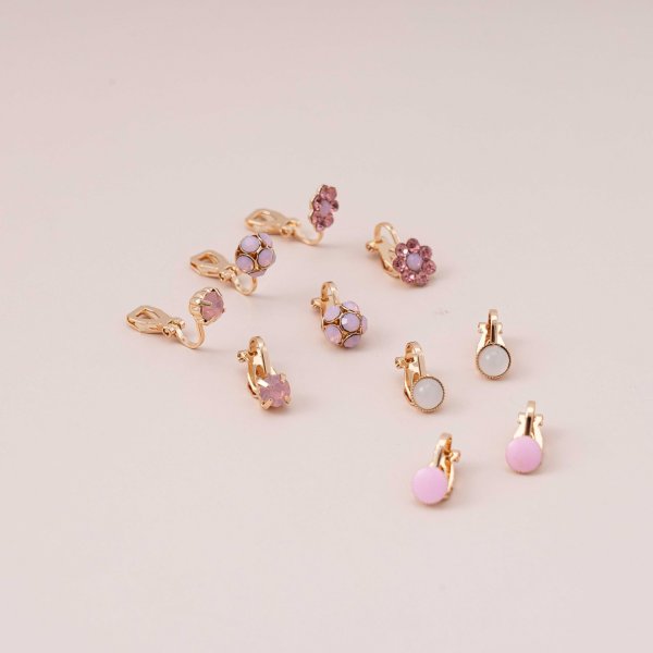 Kids Clip Earrings 5pack