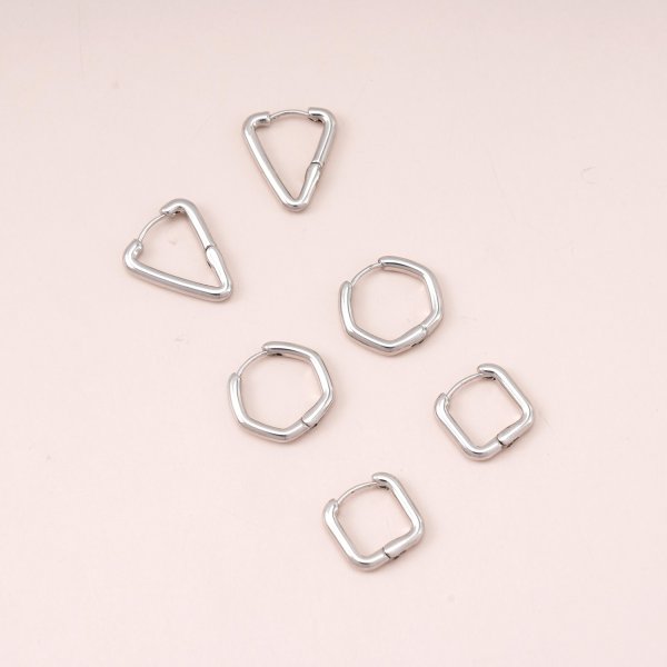 Stainless steel Earrings 3Pack