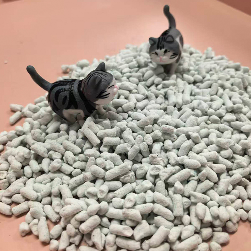 COLOR CHANGING PAPER CAT LITTER