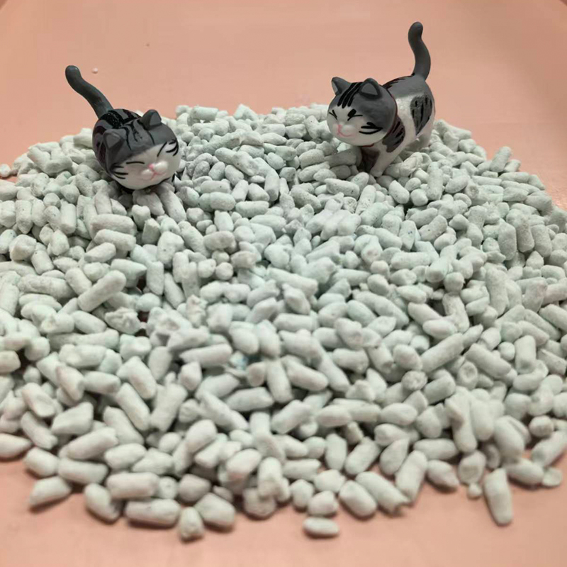 COLOR CHANGING PAPER CAT LITTER