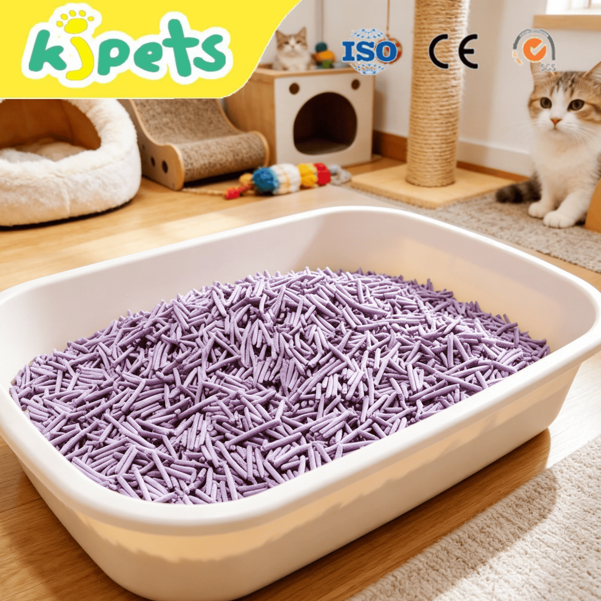 Lavender Scent Tofu Cat Litter