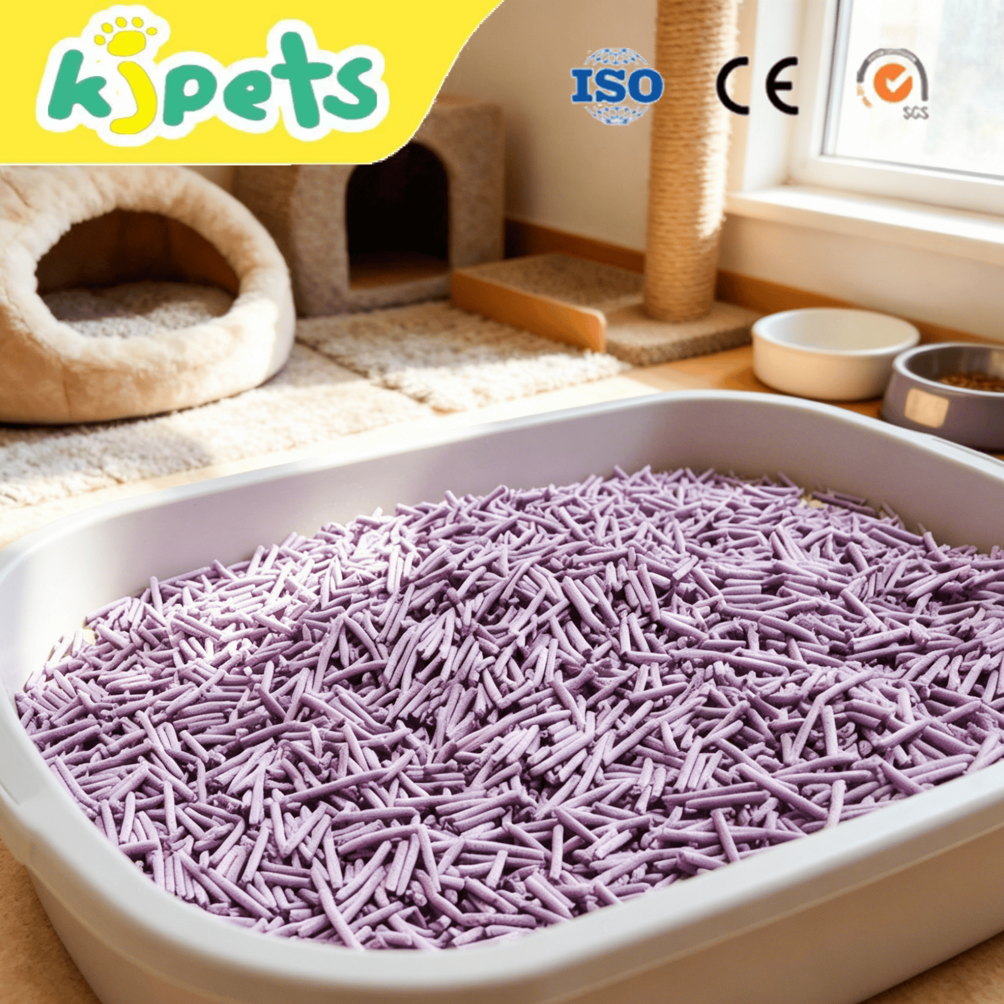 Lavender Scent Tofu Cat Litter