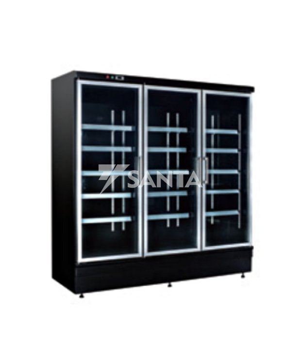 Multideck-Remote Cooler with Double Glass Door 