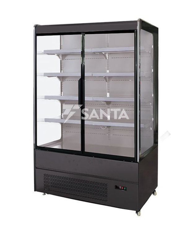 Multideck-Plug In 787mm Depth With Double Glass Door And None Frame