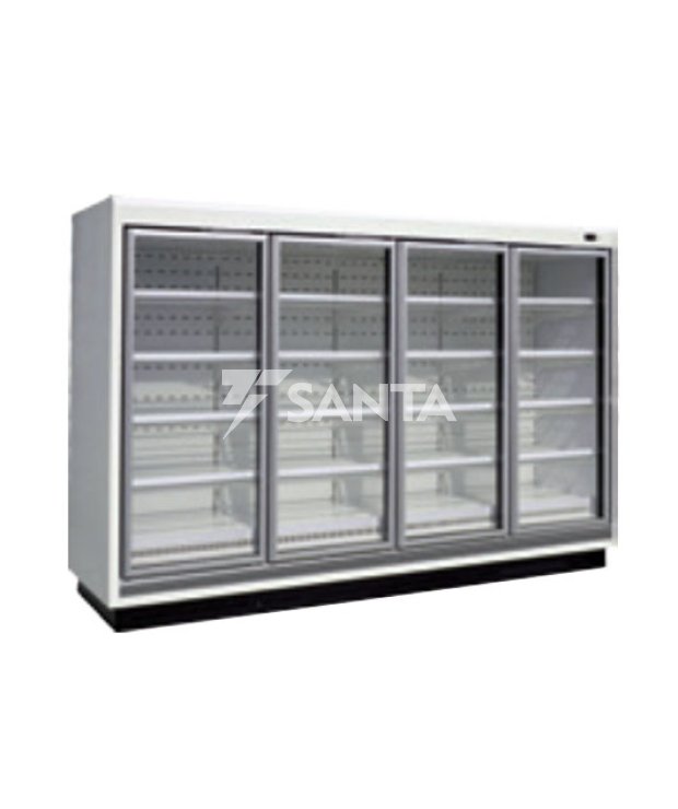 Multideck-Remote 918mm Depth Freezer Triple Glass Door