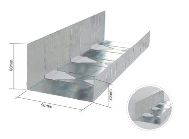 Quilla de canal de luz curva