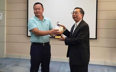 Group Photo Client Gift Exchange