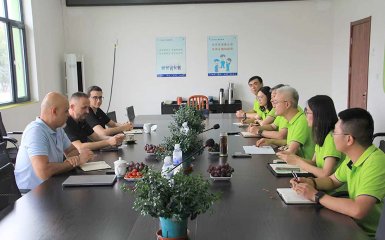 Spanish Clients Touring Our Factory