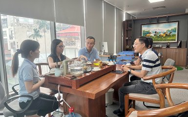 Visit to Vietnamese Client's Factory