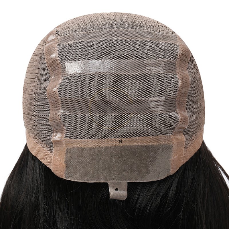 medical wig with silk top blending seamlessly with scalp tone