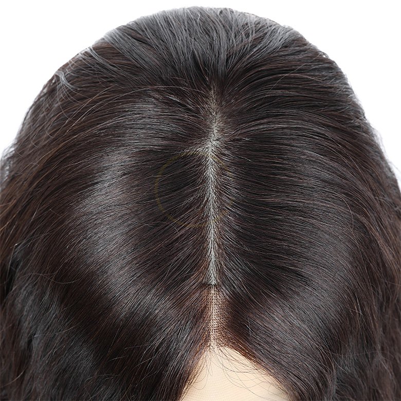 Silk Base with Swiss Lace Frontal Jewish Wig