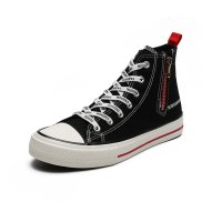 High top canvas shoes