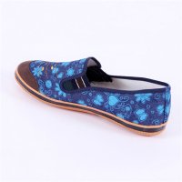 Women's canvas vulcanized shoes side view