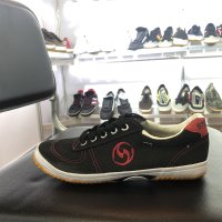 Rubber sole vulcanized shoe side view