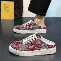 Wholesale patterned canvas shoes for women