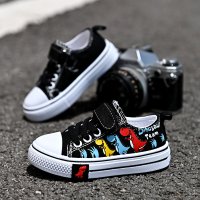 SGS certified kids canvas sneakers