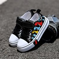 Kids canvas sneakers shoes with discount