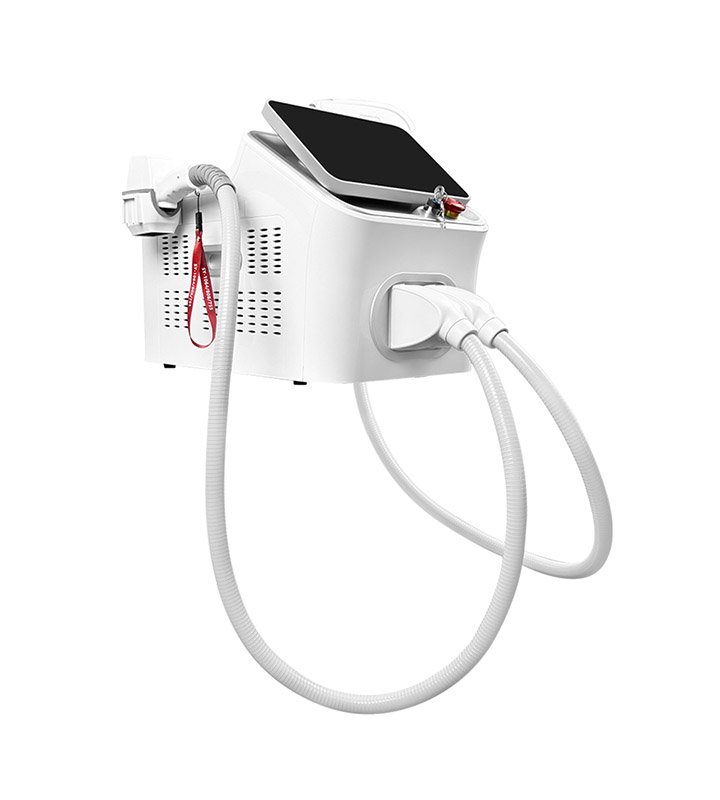 Diode laser hair removal handle with smart control