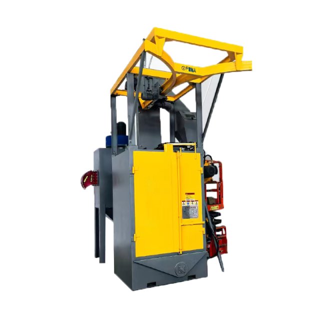 Hook type shot blasting machine