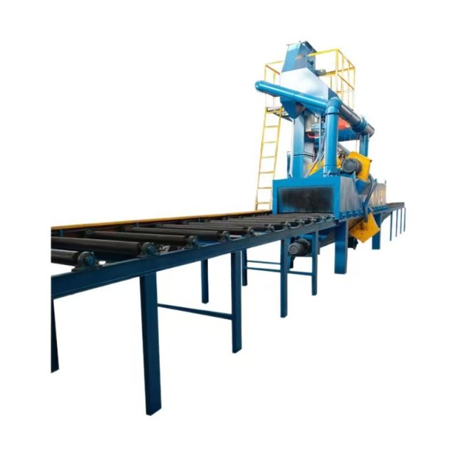 Through-type shot blasting machine
