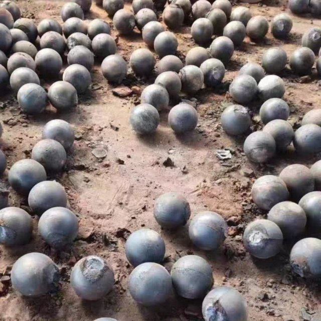 Grinding balls for cement plants
