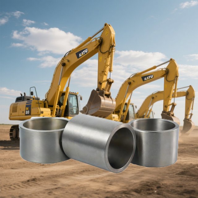 Excavator boom bushing