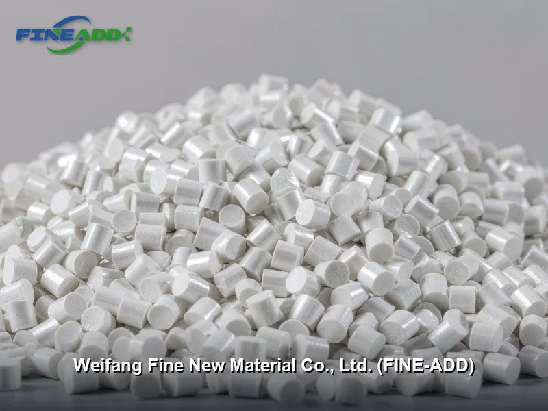 High-molecular weight acrylic processing aid ACR white pellets for PVC foam melt strength