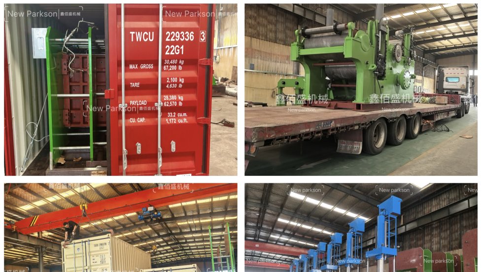 青岛鑫佰盛机械：多台定制化硫化机顺利发货，精准赋能客户生产