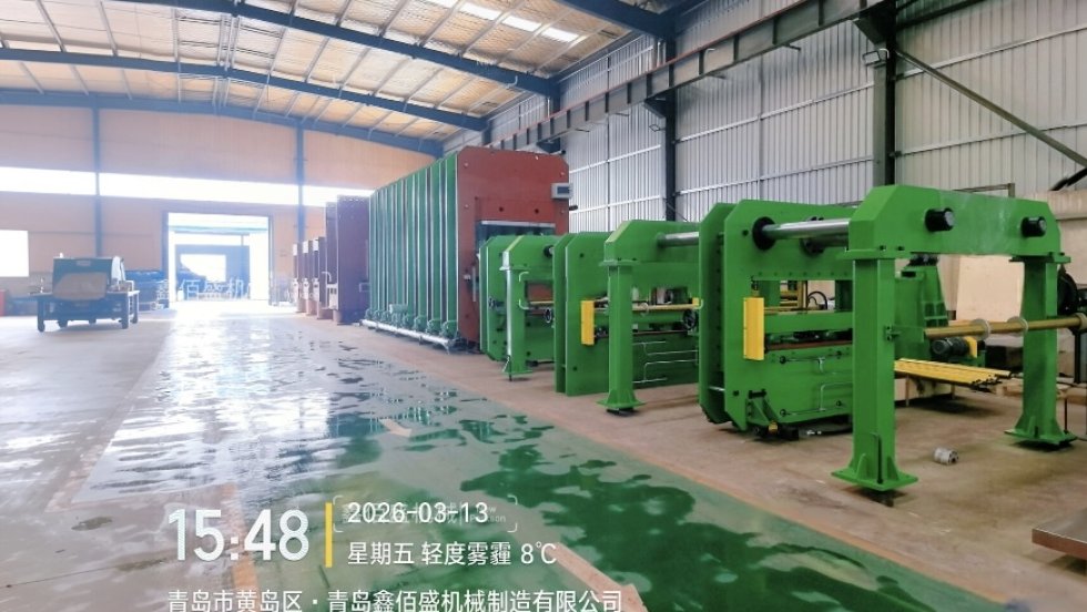 鑫佰盛机械输送带生产线顺利交付印度客户