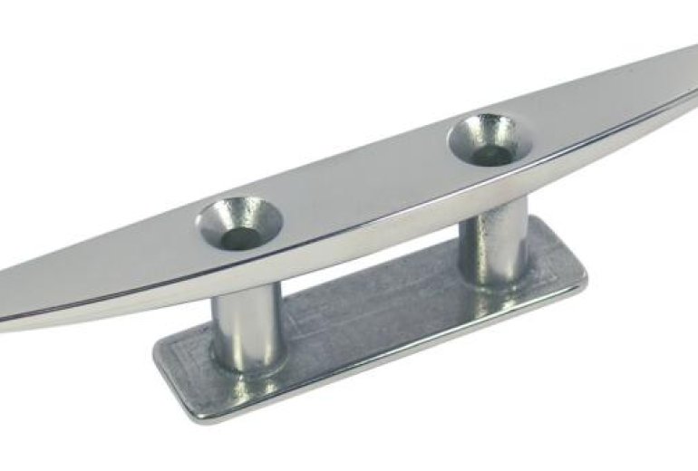 GS68221 Flat cleat, with 2 drillings