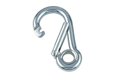 GS68294 Spring hook with wide opening and eyelet