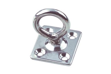 GS68396 Square plate with swivel eye