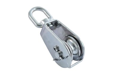 GS6814983 Rope block with swivel eye, roll removable