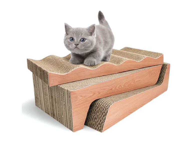 Wholesale Corrugated Cardboard Cat Scratcher for Indoor Cats Professional Cat Scratching Board