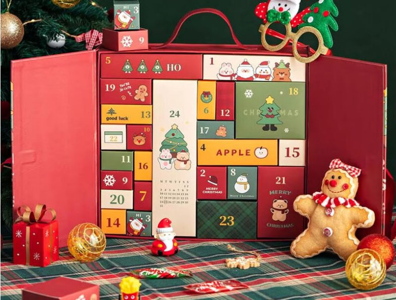 Christmas Advent Calender Box Emty Advent Calendar Christmas Box Gift Set 2024 Christmas Advent Calendar Box
