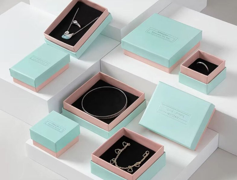 Wholesale Luxury Custom Logo Gift Cheap Paper Jewelry Boxes Bracelet Necklace Box Jewellery Packaging