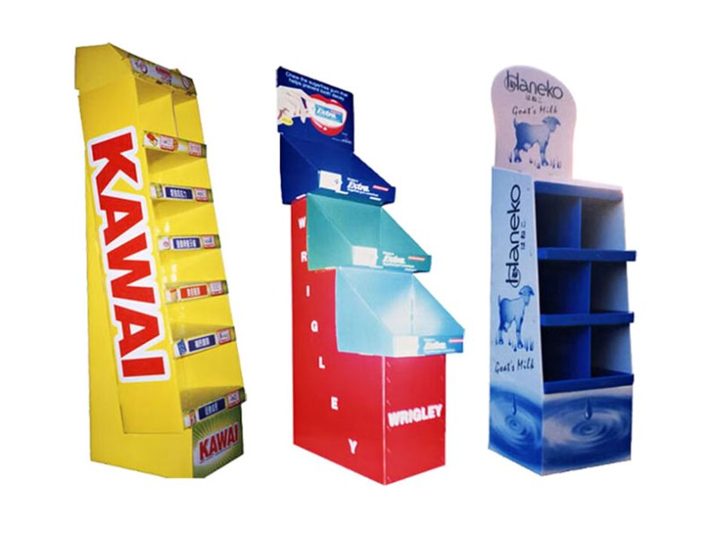 Cardboard Floor Counter Display Rack Carton Pdq Display Box Pos Pop Art Paper Cardboard Display Stand