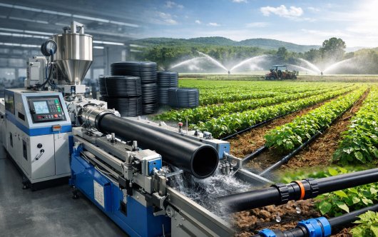 Plastic Pipes Empower Modern Agricultural Irrigation