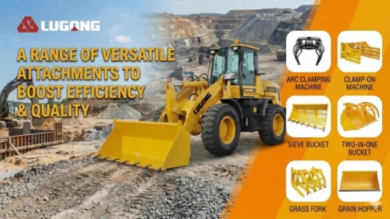 Best Wheel Loader Attachments for Agriculture and Material Handling | LUGONG Guide