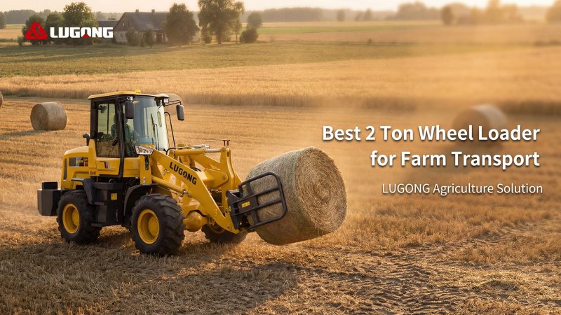 Best 2 Ton Wheel Loader for Farm Transport | LUGONG Agriculture Solution