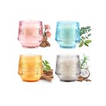 bulk custom colored glass candle holder for gifting and events