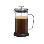 Ribbed Glass French Press Coffee Pot