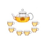 Thick-Walled Round Glass Water Jug